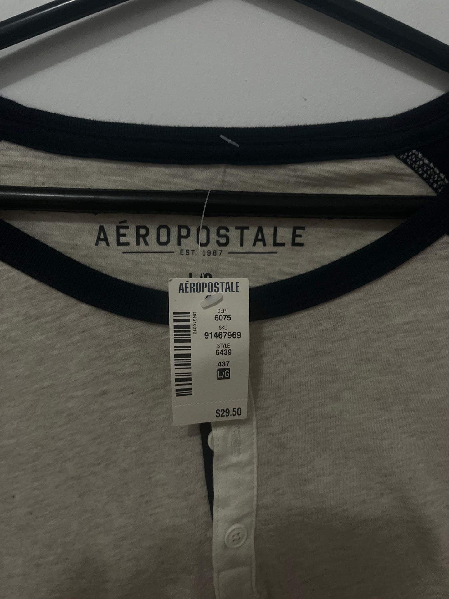 Camiseta Manga Longa Aeropostale - Com Etiqueta