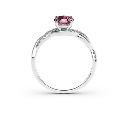 Anel Ouro Branco 18k - Novo