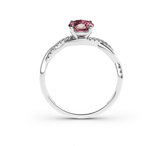 Anel Ouro Branco 18k - Novo