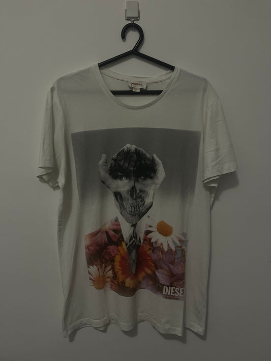 Camiseta Diesel - Skull & Daisies