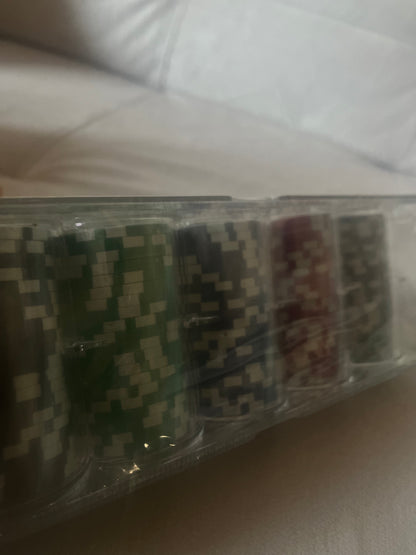 Conj. 100 Fichas de Poker - LAS VEGAS
