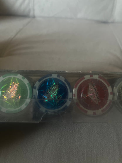 Conj. 100 Fichas de Poker - LAS VEGAS