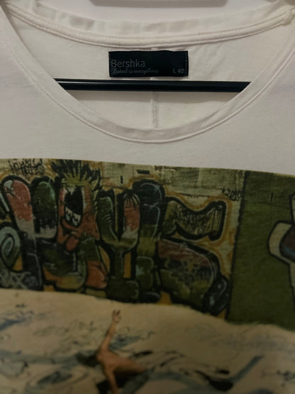 Camiseta Bershka - Skateboard